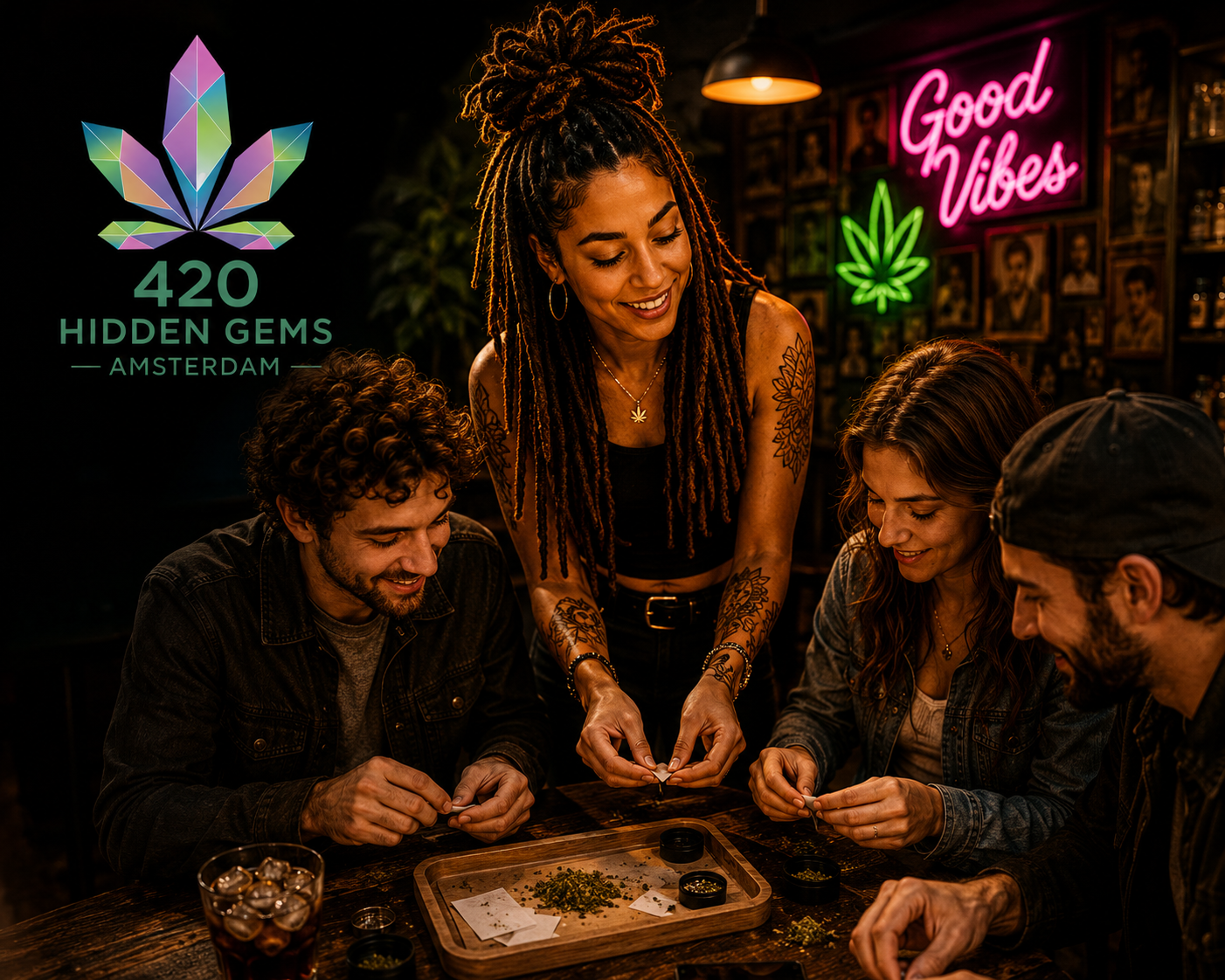 420 Hidden Gems: Coffeeshop History Tour + Rolling Art Workshop